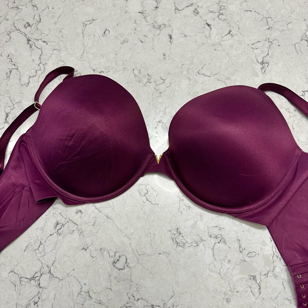 NEW Victoria's Secret 38DDD 38F Very Sexy Push Up Bra Grape Soda Purple Plum